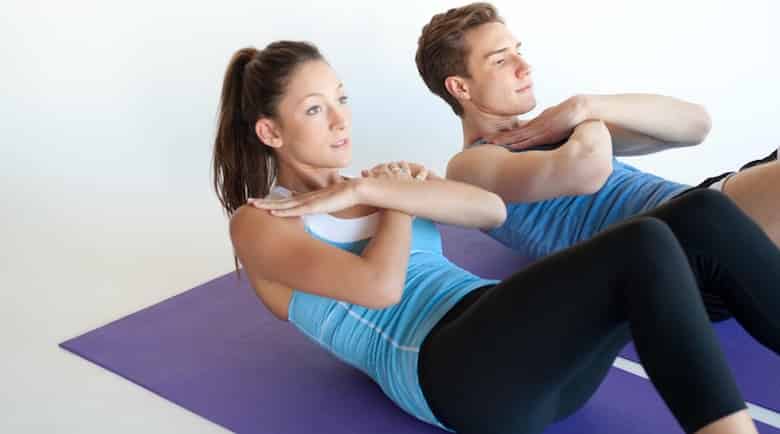  Sit  up  addominali in vecchio stile SuperPalestra